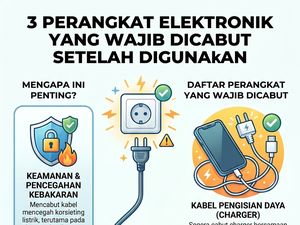 Infografis: 3 Alat Elektronik Wajib Dicabut Setelah Digunakan