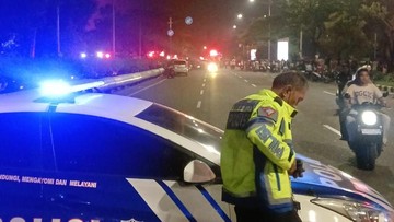 Ada Kebakaran Besar, Lalin di Jalan Kemayoran Gempol Jakpus Dialihkan