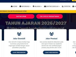 Syarat SPMB SD di Bandar Lampung 2026: Jalur Afirmasi, Domisili, dan Mutasi