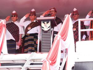 Mensos Pimpin Upacara Peringatan Hari Lahir Pancasila di Kabupaten Ende