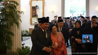 Momen Prabowo dan Megawati Gandengan Tangan di Hari Lahir Pancasila