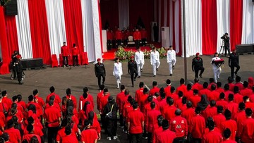 PDIP Gelar Upacara Hari Lahir Pancasila di Lenteng Agung, Dipimpin Hasto