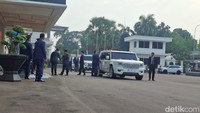 Prabowo Melayat Eks Menhan Ryamizard Ryacudu di Kemhan