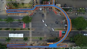 Skywalk Tegar Beriman Jadi Ikon Baru Cibinong