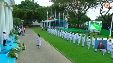 Kepala BPIP Pimpin Upacara Penurunan Bendera Merah Putih di Hari Lahir Pancasila
