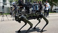 Robot Anjing Tempur Perkuat Pertahanan Masa Depan Taiwan