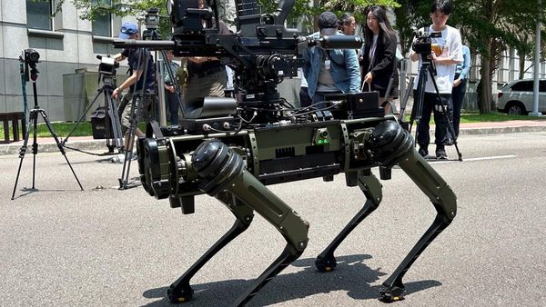 Robot Anjing Tempur Perkuat Pertahanan Masa Depan Taiwan