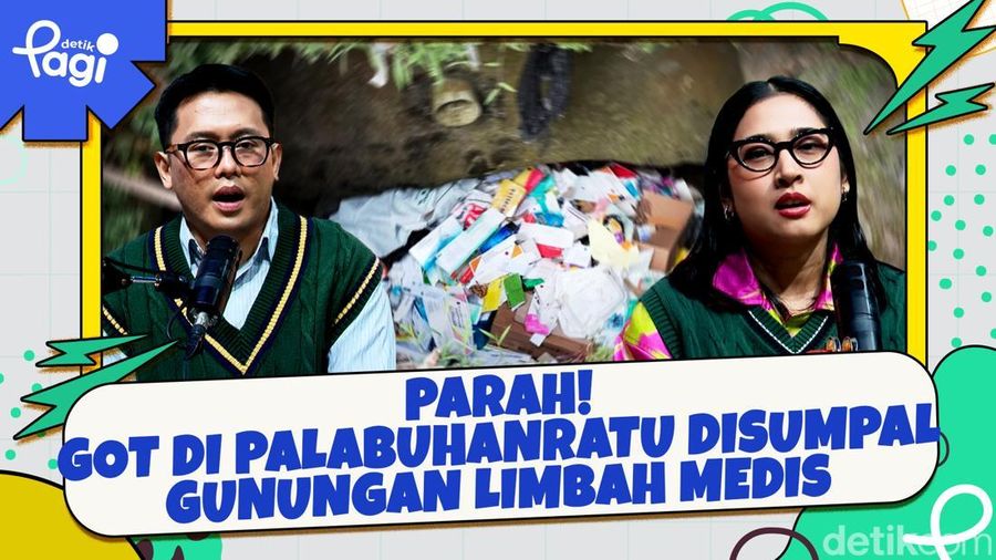 Video: Parah! Got di Palabuhanratu Disumpal Gunungan Limbah Medis
