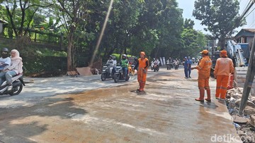 Dibuka Bertahap, Jalan Lenteng Agung Jaksel Arah Depok Ramai Lancar Sore Ini