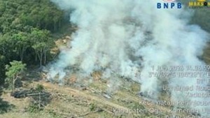 Patroli Udara Temukan 5 Daerah Karhutla di Sumsel, OKU Belum Padam