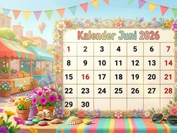 Catat! Ini Jadwal Libur dan Tanggal Merah Juni 2026