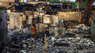 Warga Cerita Detik-detik Api Menjalar Cepat saat Kebakaran di Kemayoran Jakpus