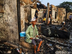 Nestapa Warga Kemayoran, Harta Benda Sekejap Jadi Jelaga