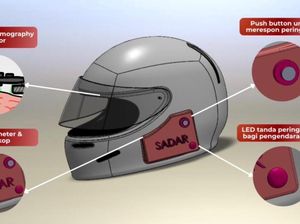 Cegah Microsleep, Mahasiswa ITB Rancang Helmet Cerdas Berbasis IoT