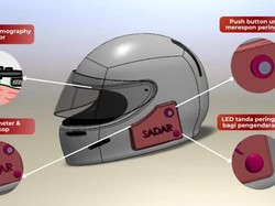 Cegah Microsleep, Mahasiswa ITB Rancang Helmet Cerdas Berbasis IoT