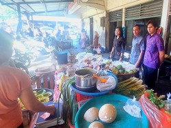 Satgas Pangan Polda Bali Pantau Harga Bapok di Pasar Jelang Galungan-Kuningan