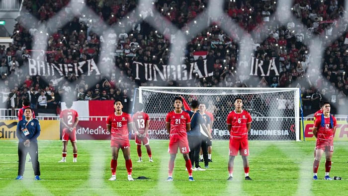 Timnas Indonesia U-19 saat laga di AFF U-10 yang berlangsung di Stadion Utama Sumut