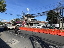 Dishub Bali Mulai Uji Coba Rekayasa Lalin di Jalan Hang Tuah Denpasar