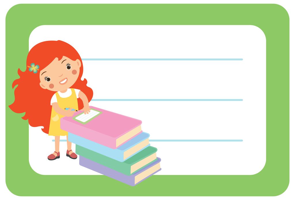 7 Contoh Ilustrasi Label Buku Aesthetic dan Menarik