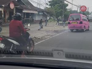 2 Kelompok Pelajar Tawuran di Puncak Cianjur, Ada yang Bawa Sajam