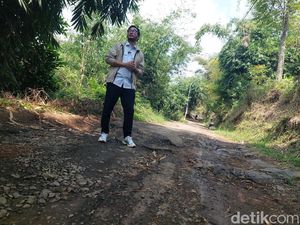 Cek Jalan Rusak di Gununghalu, Jeje Fokus Benahi Infrastruktur Selatan KBB