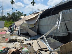 58 Unit Huntara di Aceh Utara Rusak Diterjang Angin Kencang