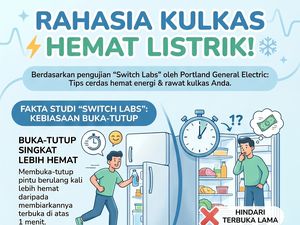 Infografis: Benarkah Sering Bolak-balik Buka Kulkas Bikin Boros Listrik?