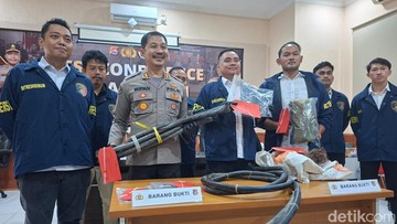 Komplotan Pencuri Kabel Sinyal KRL di Lebak Sudah 2 Tahun Beraksi