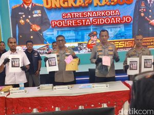 Polresta Sidoarjo Bongkar 33 Kasus Narkoba Sepanjang Mei 2026