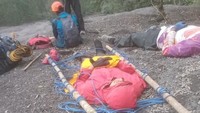 Pendaki Ilegal Terjatuh di Lereng Gunung Semeru, Patah Kaki
