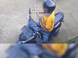 Video Modus Tanya Alamat, Sepeda Motor Pelajar di Depok Raib
