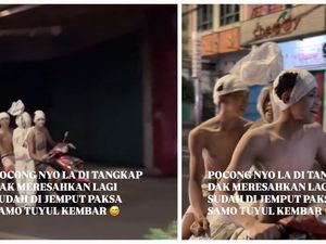 Viral Tuyul dan Pocong Bermotor Ugal-ugalan di Lubuklinggau, Ini Kata Polisi