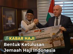 Video Bentuk Ketulusan Jemaah Haji Indonesia Kirim Pelukan untuk Palestina
