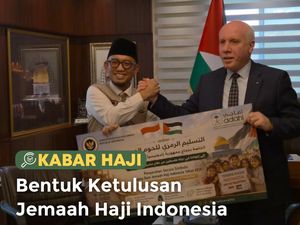 Video Bentuk Ketulusan Jemaah Haji Indonesia Kirim Pelukan untuk Palestina