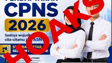Poster Pendaftaran CPNS 2026 Hoaks!