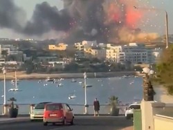 Video: Ledakan Dahsyat Gudang Kembang Api Guncang Malta