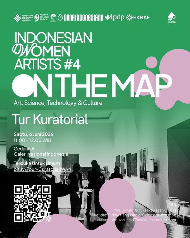 Acara Juni 2026 Indonesia Woman Artist #4 On The Map/Foto: Instagram @indonesianwomenartists Acara Juni 2026 Indonesia Woman Artist #4 On The Map/Foto: Instagram @indonesianwomenartists