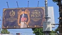 LDA Keraton Solo Pasang Lagi Baliho SISKS Mangkubumi, Ukuran Lebih Gede