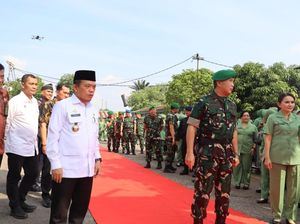 Al Haris Sambut Gembira Kepulangan 450 Prajurit Yonif 142/KJ dari Papua
