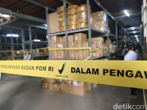 BPOM RI Gerebek Gudang Kosmetik Ilegal di Tangerang, Nilainya Tembus Rp 27 Miliar