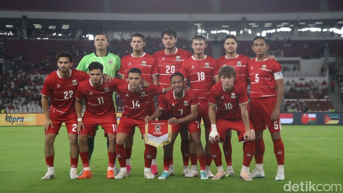 Kiper Emil Audero Mulyadi pemain terbaik Indonesia vs Oman. (Foto: Rifkianto Nugroho/detikFoto)