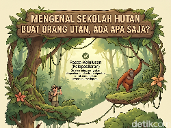 Infografis: Mengenal Jenjang Pendidikan Orang Utan di BOSF Kalteng