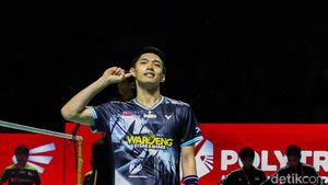 Potret Jonatan Christie Melaju ke Semifinal Indonesia Open 2026