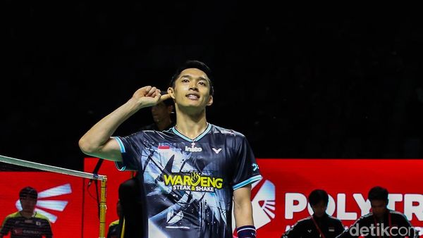Potret Jonatan Christie Melaju ke Semifinal Indonesia Open 2026