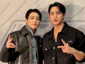 Video: Adu Gaya Jungkook BTS dan Mingyu SEVENTEEN di Acara Calvin Klein