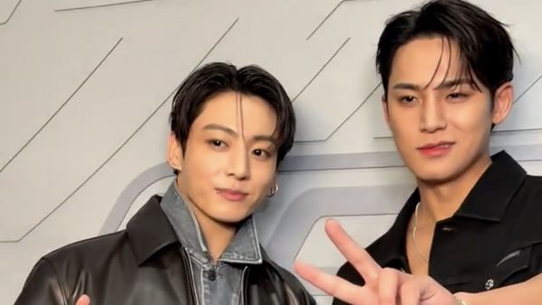 Gantengnya Kelewatan, Jungkook BTS & Mingyu SEVENTEEN Bersatu di Jepang