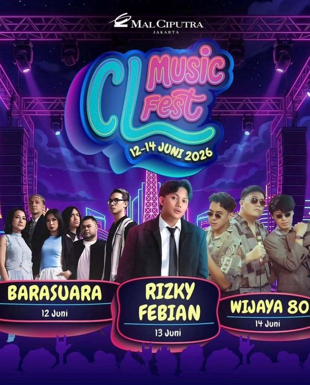 Konser Gratis Juni 2026 CL Music Fest/Foto: Instagram @teman_konser Konser Gratis Juni 2026 CL Music Fest/Foto: Instagram @teman_konser