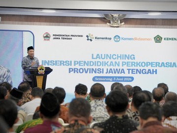 Menkop: Jateng Jadi Pelopor Insersi Pendidikan Perkoperasian