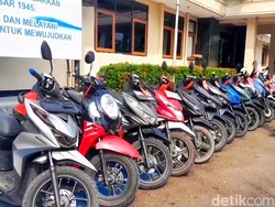 Polres Sukabumi Amankan 15 Motor Curian, Pemilik Bisa Ambil Gratis