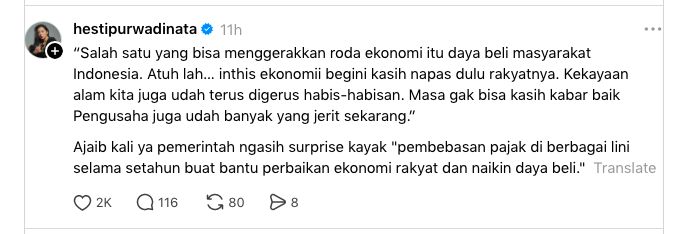 Ramai-ramai Seleb Ikut Komen Rp18.000 per Dolar AS